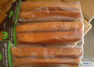 健康美味，廠家直銷 2只裝10寸醬色煙熏發泡棒——愛犬的運動休閑佳品